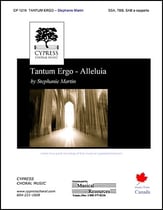 Tantum Ergo Alleluia Three-Part Treble choral sheet music cover